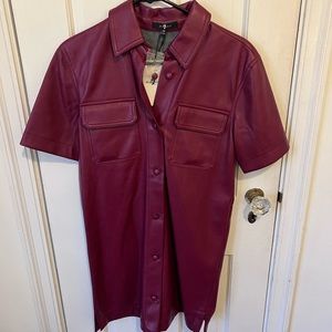 7 for All Man Kind leather dress!